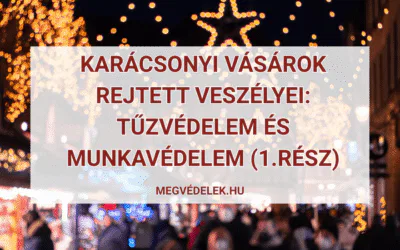 Karácsonyi vásárok rejtett veszélyei: tűzvédelem és munkavédelem (1.rész)