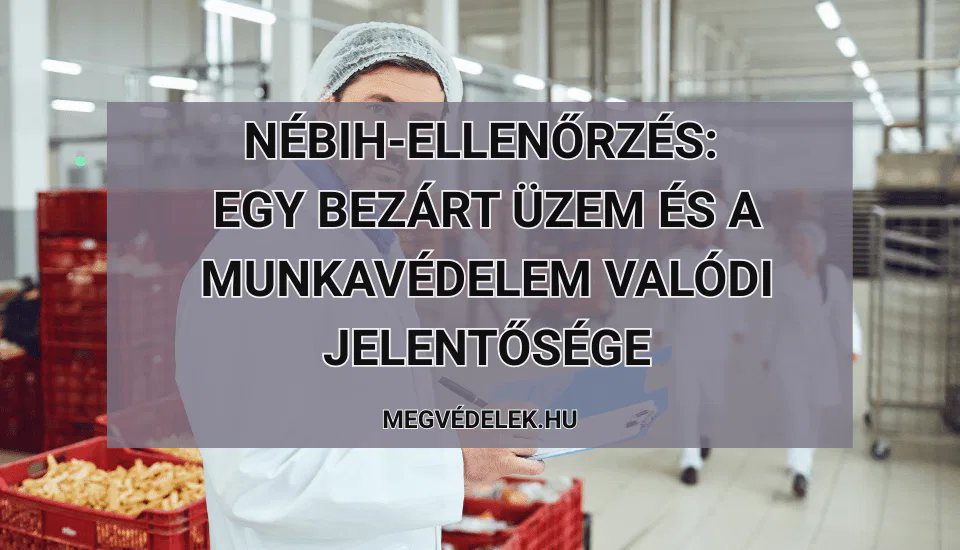 NÉBIH-ellenőrzés egy bezárt üzem és a munkavédelem valódi jelentősége